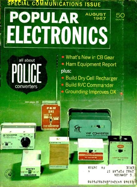 Popular Electronics – 1967-08 Cover