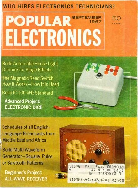 Popular Electronics – 1967-09 Cover