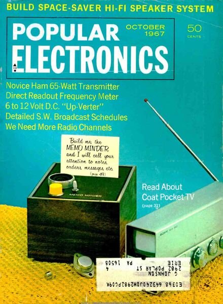 Popular Electronics – 1967-10 Cover
