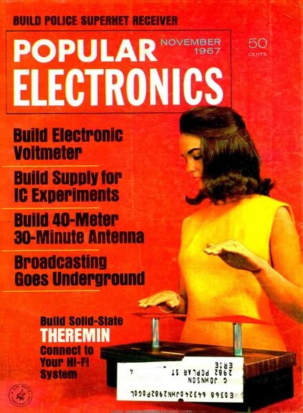 Popular Electronics – 1967-11 Cover