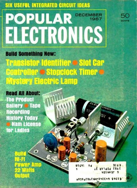 Popular Electronics – 1967-12 Cover