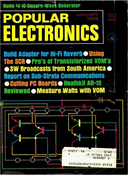 Popular Electronics – 1968-01 Cover