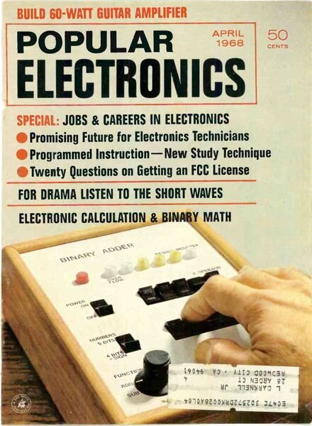 Popular Electronics – 1968-04 Cover