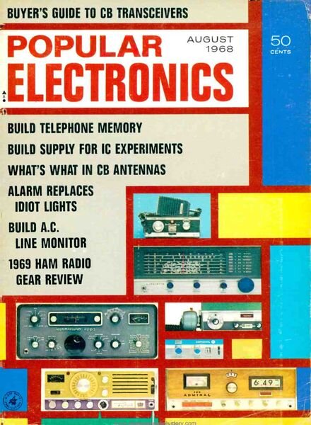 Popular Electronics – 1968-08 Cover