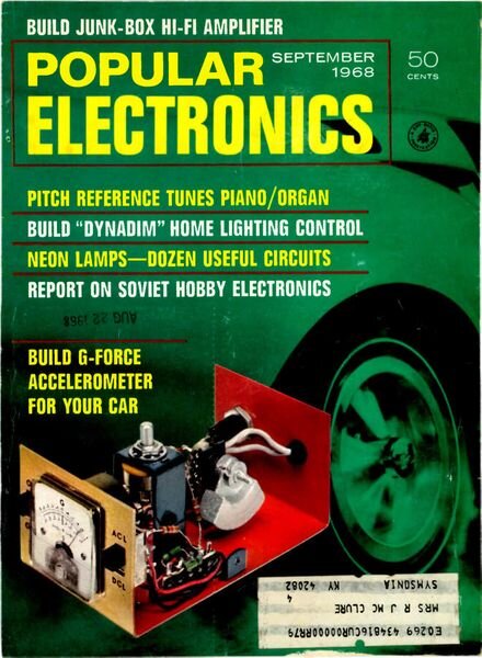 Popular Electronics – 1968-09 Cover