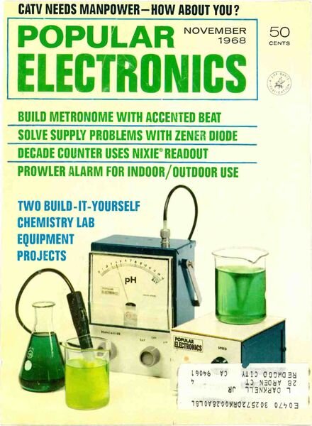 Popular Electronics – 1968-11 Cover