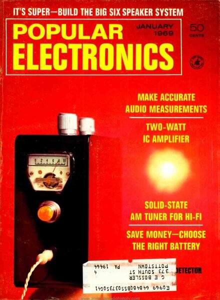 Popular Electronics – 1969-01 Cover