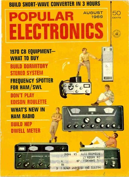 Popular Electronics – 1969-08 Cover