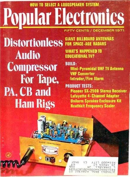 Popular Electronics – 1971-12 Cover