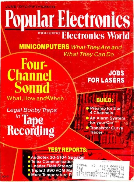 Popular Electronics – 1972-06 Cover