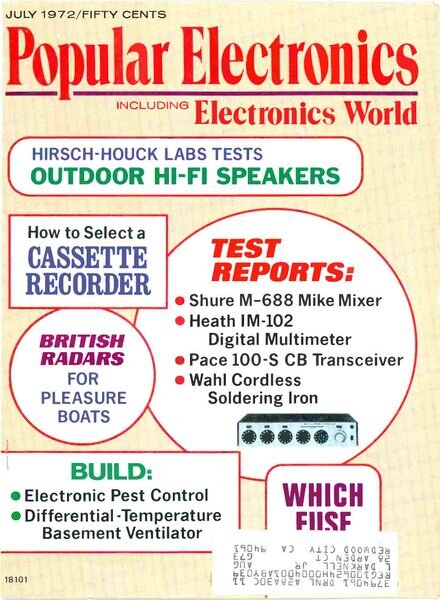 Popular Electronics – 1972-07 Cover
