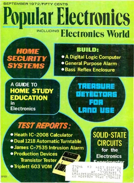 Popular Electronics – 1972-09 Cover