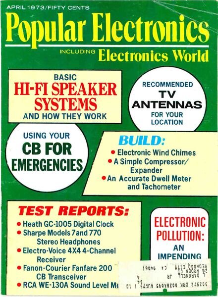 Popular Electronics – 1973-04 Cover