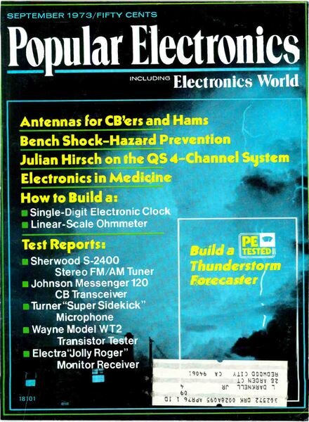 Popular Electronics – 1973-09 Cover