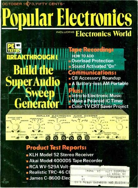 Popular Electronics – 1973-10 Cover