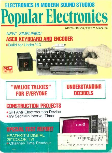 Popular Electronics – 1974-04 Cover