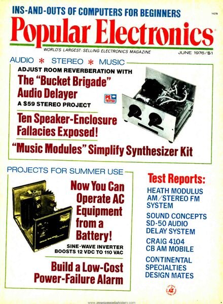 Popular Electronics – 1976-06 Cover