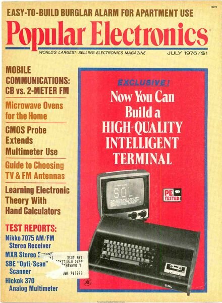 Popular Electronics – 1976-07 Cover