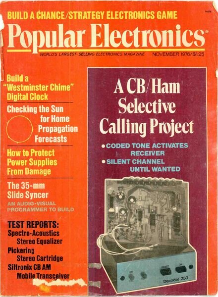 Popular Electronics – 1976-11 Cover