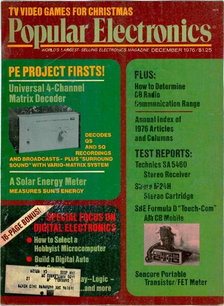 Popular Electronics – 1976-12 Cover