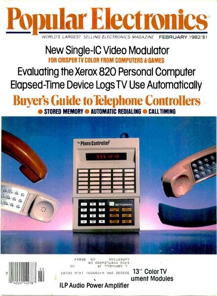 Popular Electronics – 1982-02 Cover