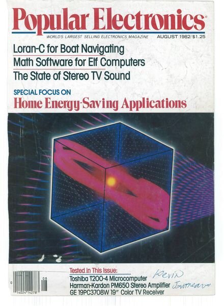 Popular Electronics – 1982-08 Cover