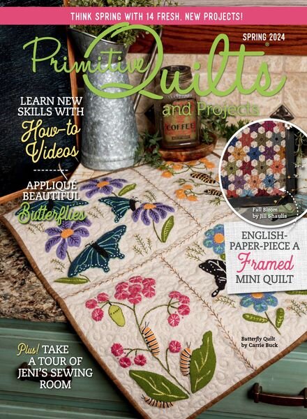 Primitive Quilts and Projects – Spring 2024 Cover