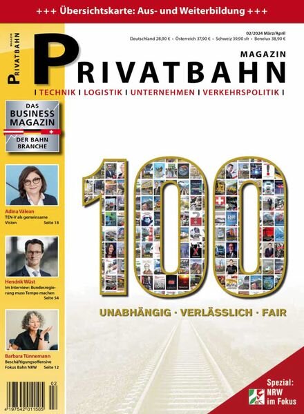 Privatbahn Magazin – Marz-April 2024 Cover