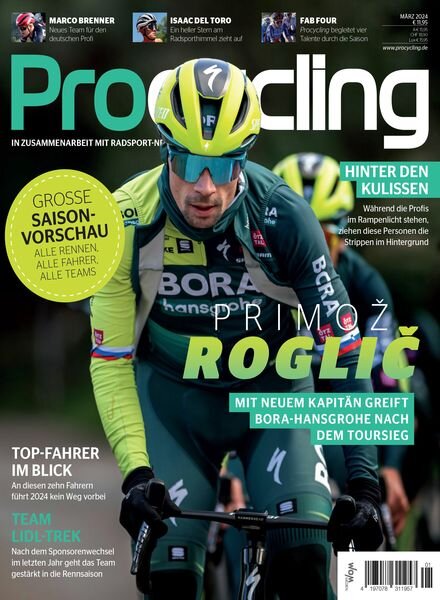 Procycling Germany – Marz 2024 Cover