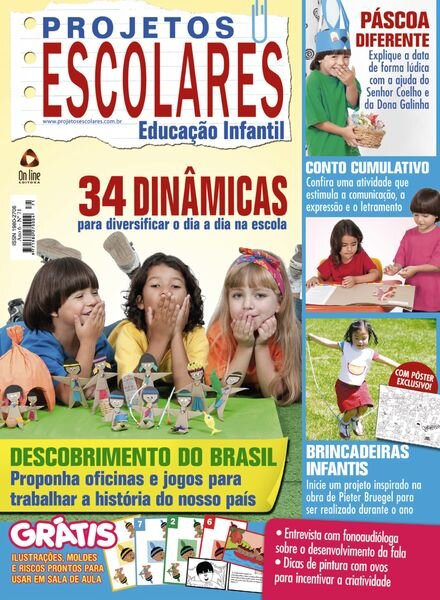 Projetos Escolares Educacao Infantil – Marco 2024 Cover