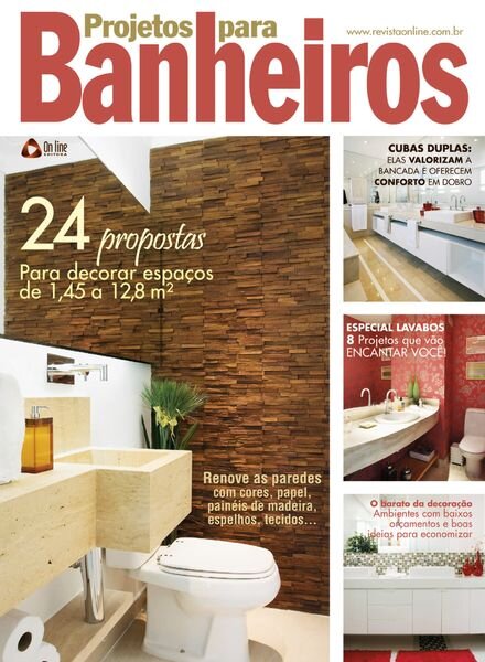 Projetos para Banheiros – Marco 2024 Cover