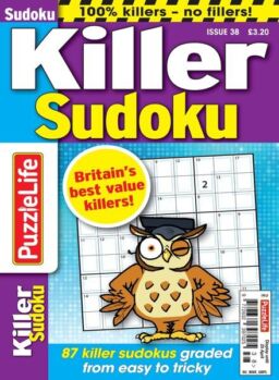 PuzzleLife Killer Sudoku – Issue 38 – 29 February 2024