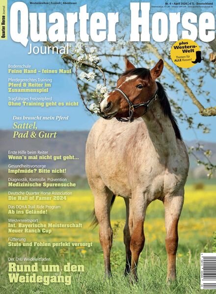 Quarter Horse Journal – April 2024 Cover