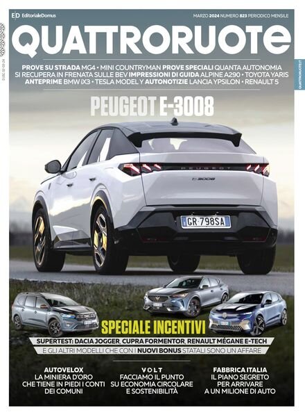 Quattroruote Italia – Marzo 2024 Cover