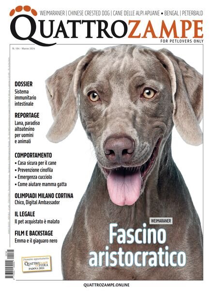QuattroZampe – Marzo 2024 Cover