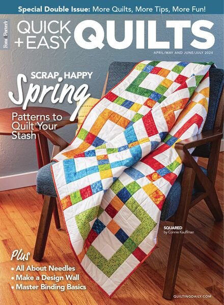Quick+Easy Quilts – April-May – June-July 2024 Cover
