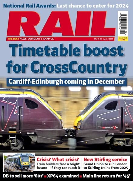 Rail – Issue 1005 – March 20 2024 Cover