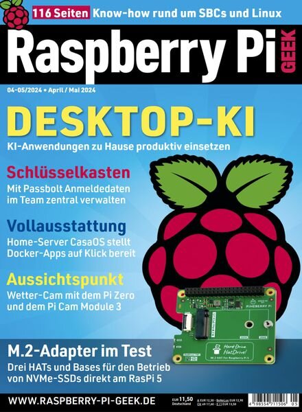 Raspberry Pi Geek – April-Mai 2024 Cover