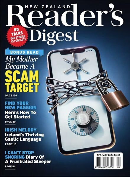 Reader’s Digest New Zealand – April-May 2024 Cover