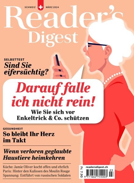 Reader’s Digest Schweiz – Marz 2024 Cover
