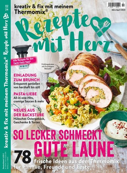 Rezepte mit Herz – Marz-April 2024 Cover