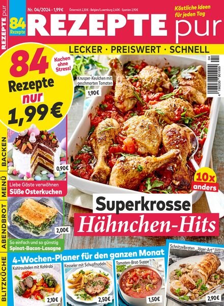 Rezepte pur – April 2024 Cover