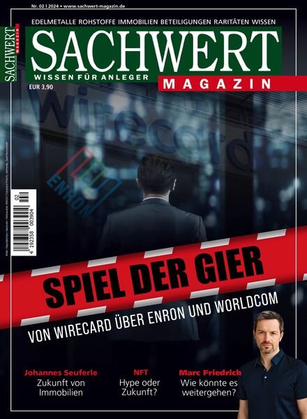 Sachwert Magazin – Februar 2024 Cover