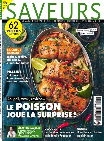 Saveurs France – Avril 2024 Cover