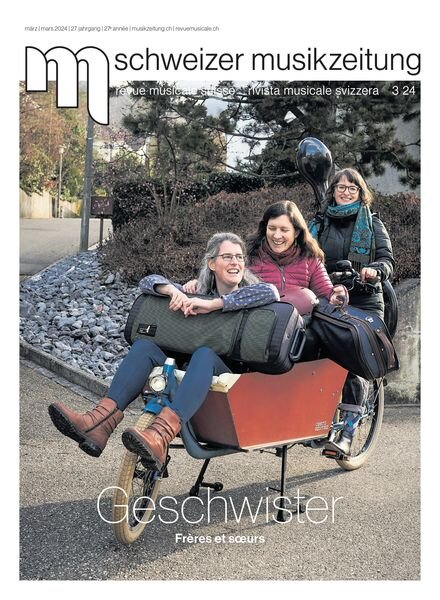 Schweizer Musikzeitung – Marz 2024 Cover