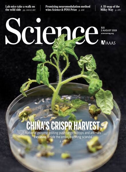 Science – 2 August 2019 Cover