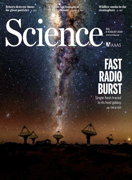 Science – 9 August 2019 Cover