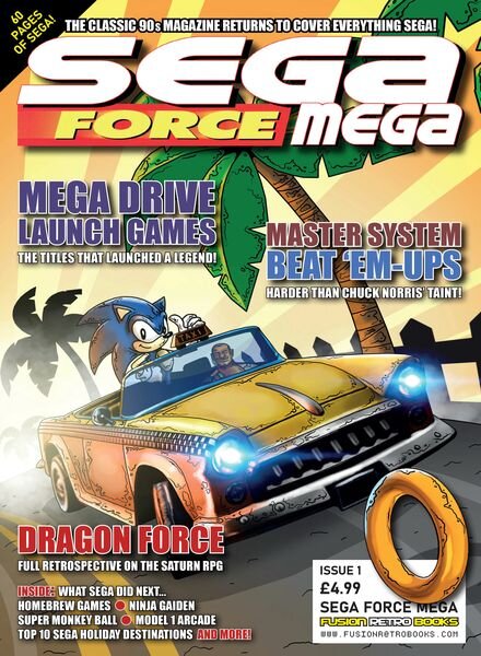 SEGA Force Mega – Issue 1 – March 2024 Cover