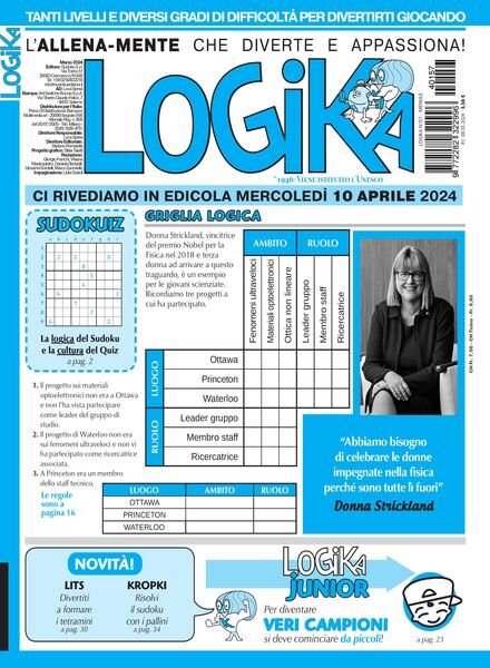 Settimana Logika – Marzo 2024 Cover