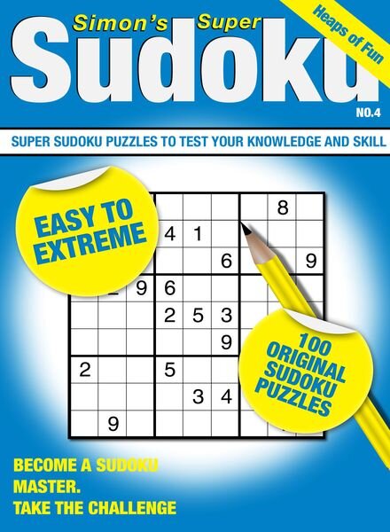 Simons Super Sudoku – Issue 4 – March 2024 Cover